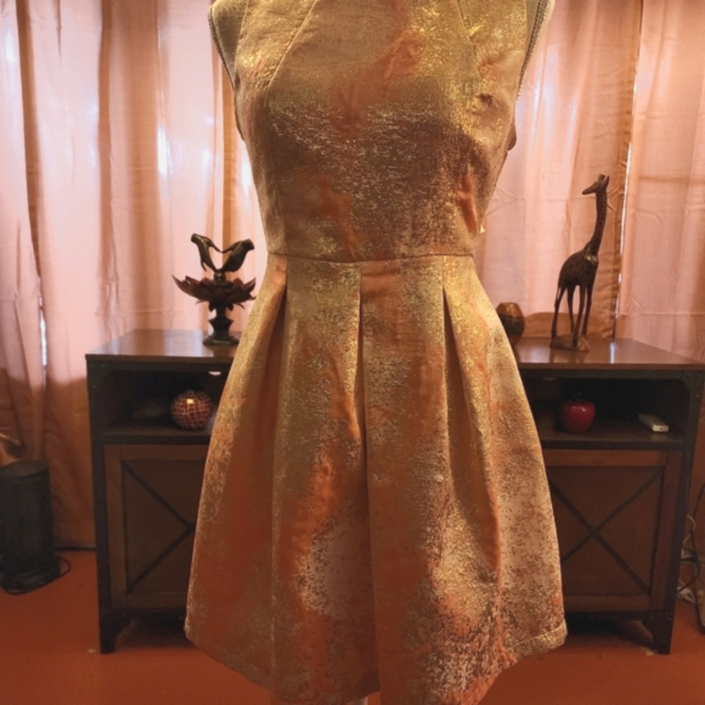 Hot & Delicious, Size Small, Gold and Orange
